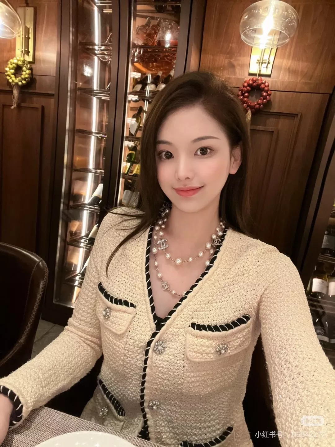 샤넬 진주 더블 C 로고 롱 체인 목걸이 상세 이미지 87