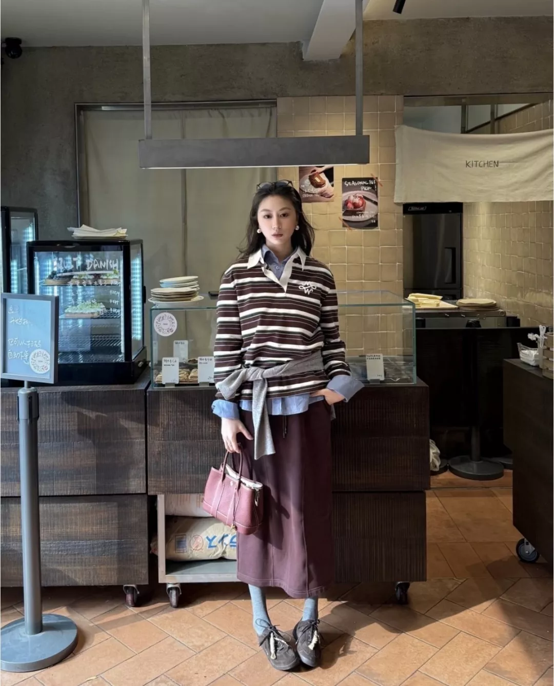에르메스 네곤다 가죽 배색 미니 가든 토트백 상세 이미지 97