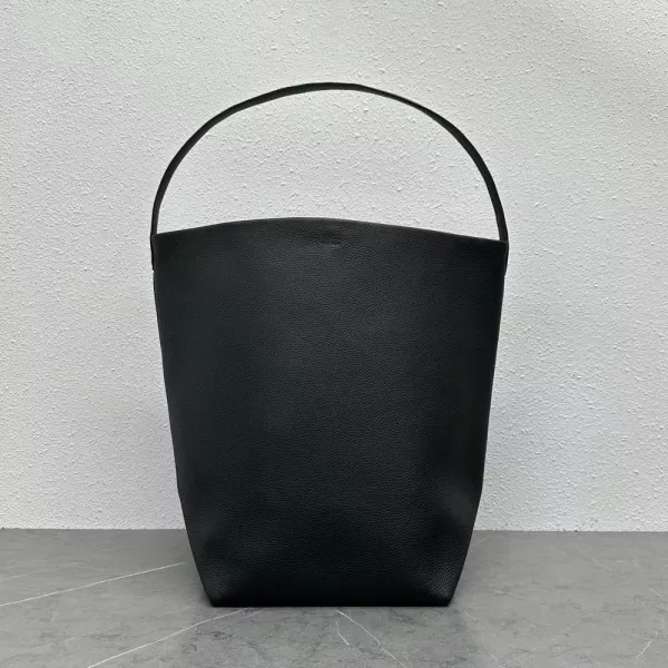 더로우 파크 라지 리치 그레인 가죽 버킷백