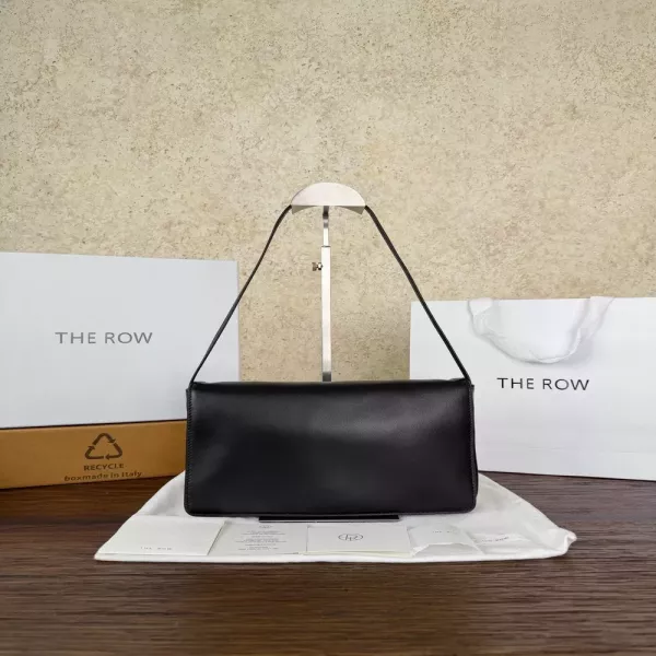 더로우 누앙스 플랩 블랙 숄더백