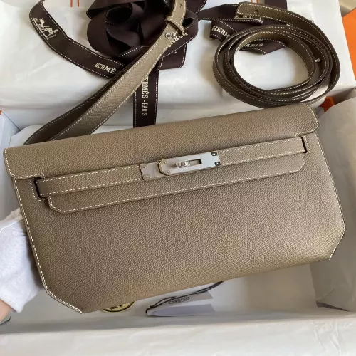 에르메스 켈리 디페쉬 25cm 엡송 가죽 은장 클러치
