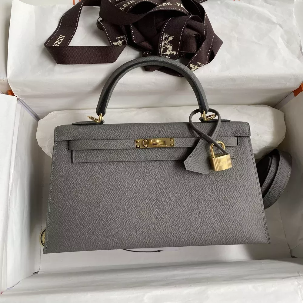 에르메스 켈리 25cm 엡송 가죽 금장 토트백
