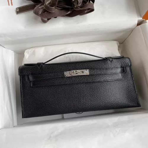에르메스 미니 켈리 1세대 22cm 산양가죽 클러치