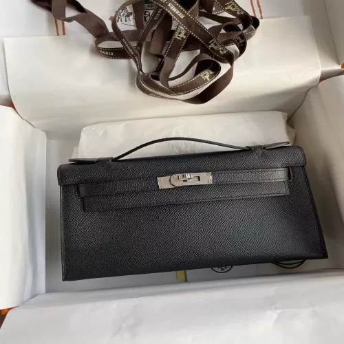 에르메스 미니 켈리 1세대 앱송 가죽 22cm 핸드 클러치