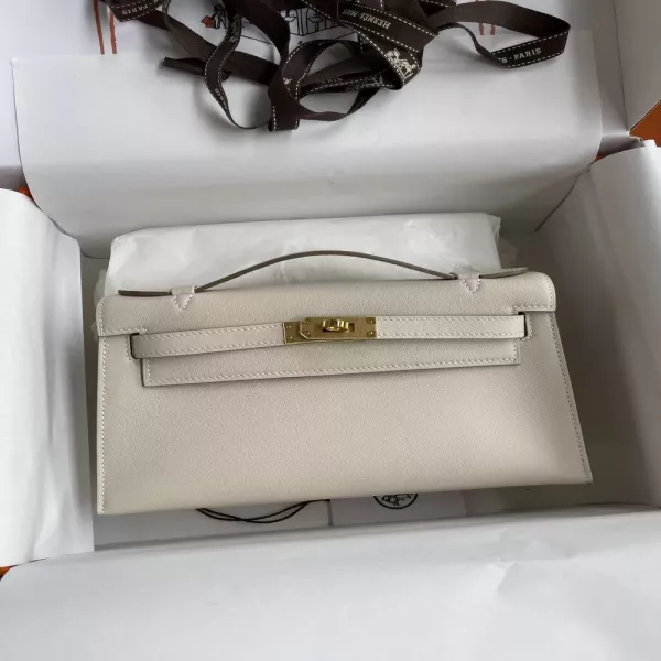 에르메스 스위프트 가죽 미니 켈리 22cm 클러치