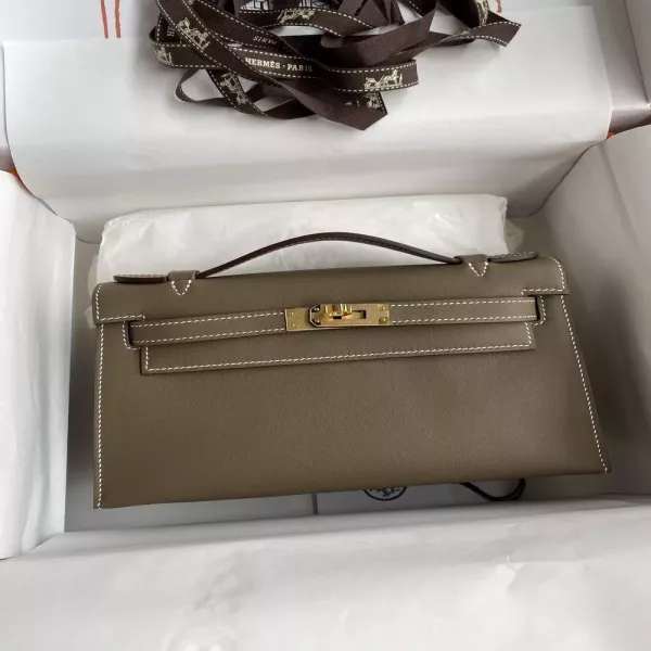 에르메스 스위프트 가죽 미니 켈리 22cm 핸드 클러치