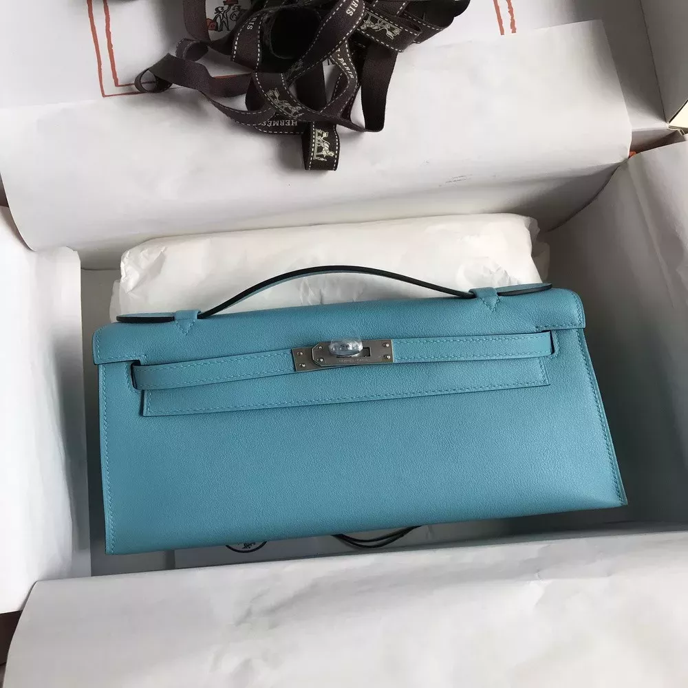 에르메스 미니 켈리 스위프트 가죽 22cm 핸드백