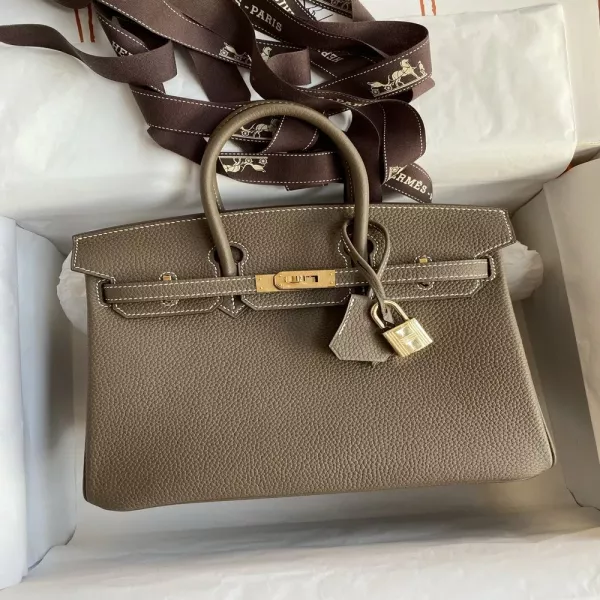 에르메스 토고 가죽 그레인 25cm 토트백
