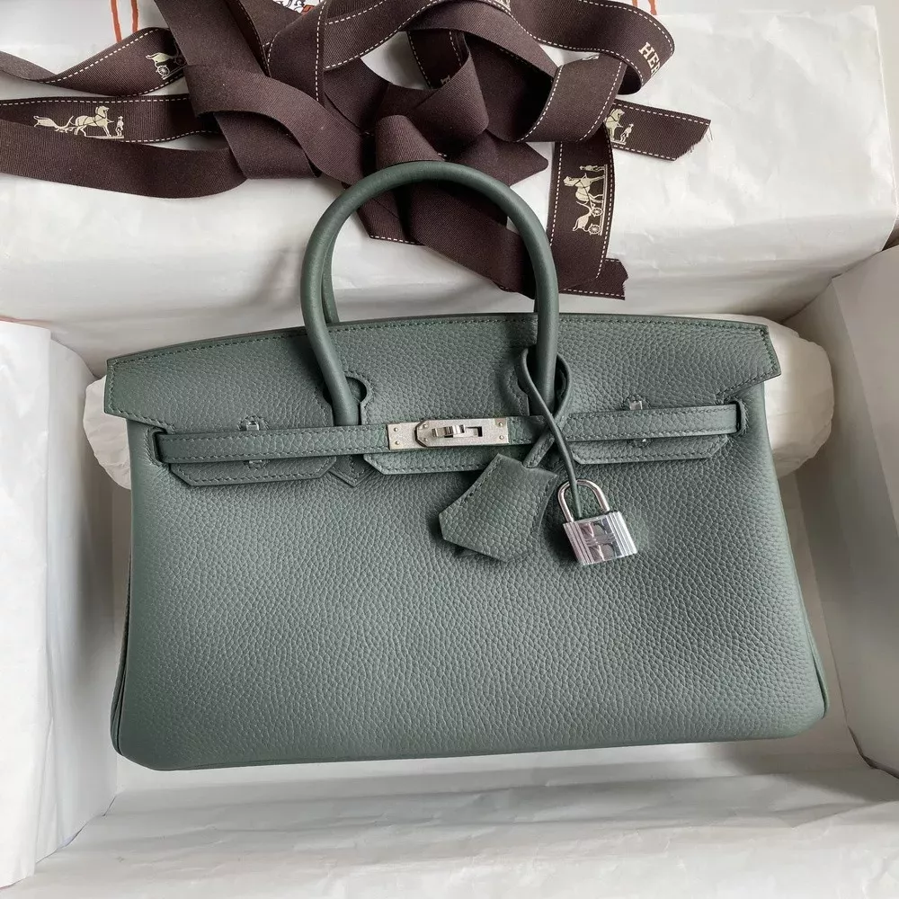 에르메스 버킨 25cm 토고 가죽 은장 토트백