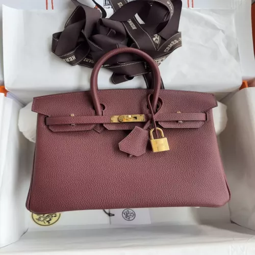에르메스 토고 가죽 25cm 금장 토트백