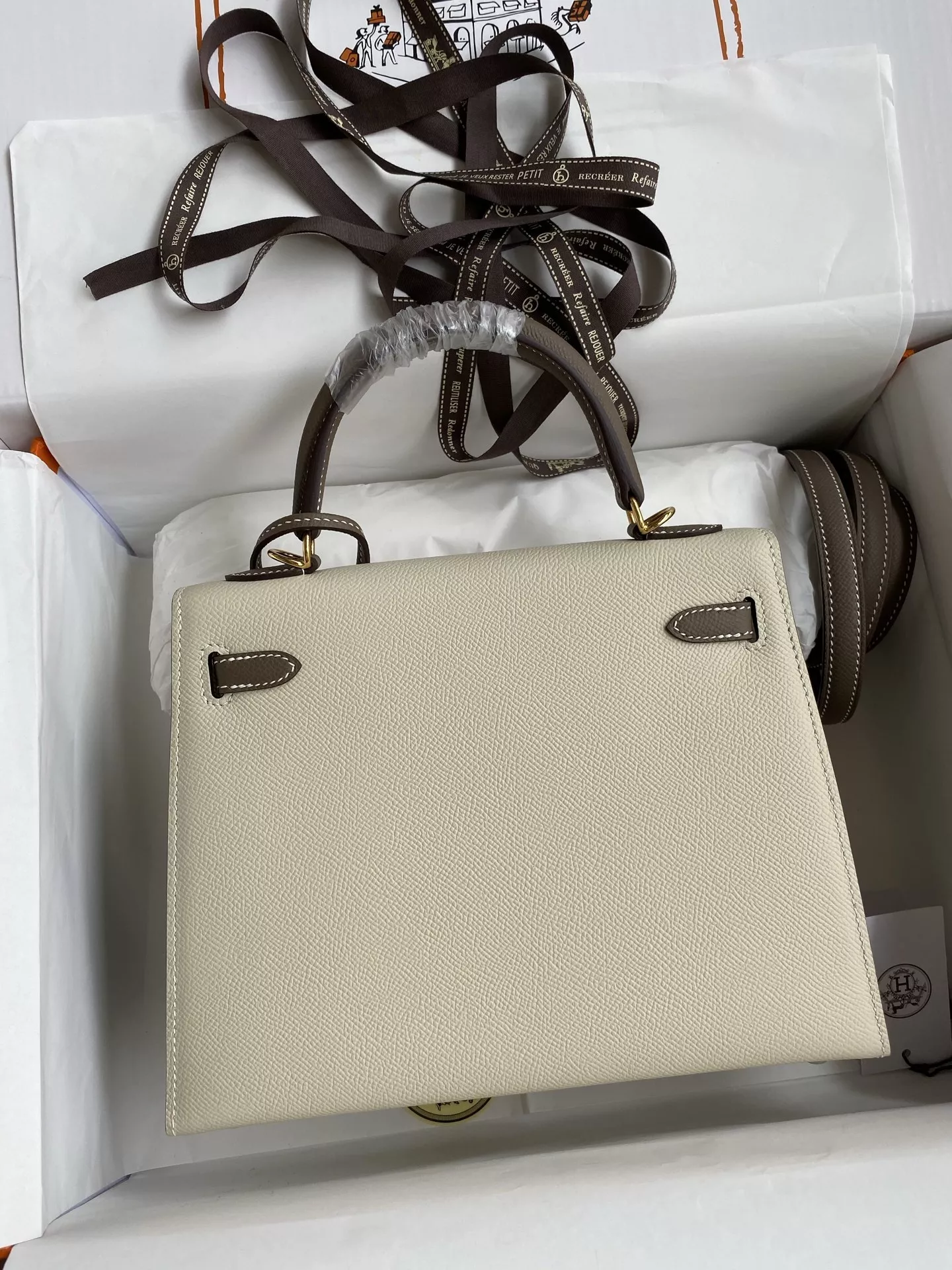 에르메스 켈리 25cm 앱송 가죽 토트백 상세 이미지 2