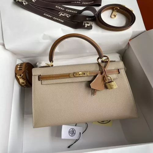 에르메스 켈리 25cm 앱송 가죽 토트백