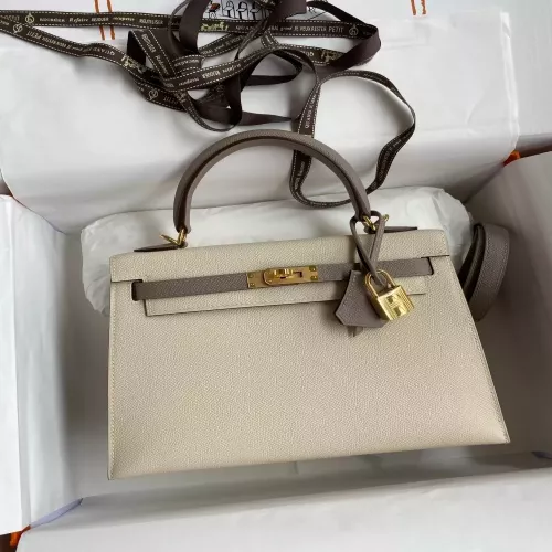 에르메스 켈리 25cm 엡솜 가죽 금장 토트백
