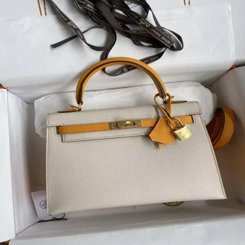 에르메스 켈리 25cm 앱송 가죽 토트백