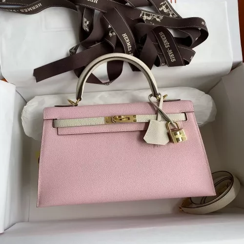 에르메스 켈리 25cm 앱송 가죽 금장 토트백
