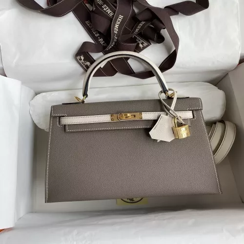에르메스 켈리 25cm 엡송 가죽 금장 토트백