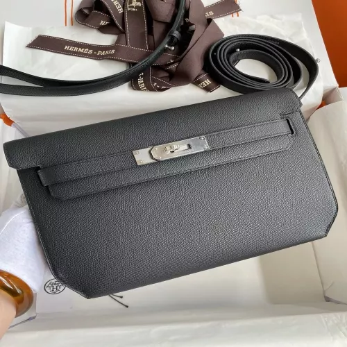 에르메스 켈리 디페시 25cm 앱송 가죽 클러치
