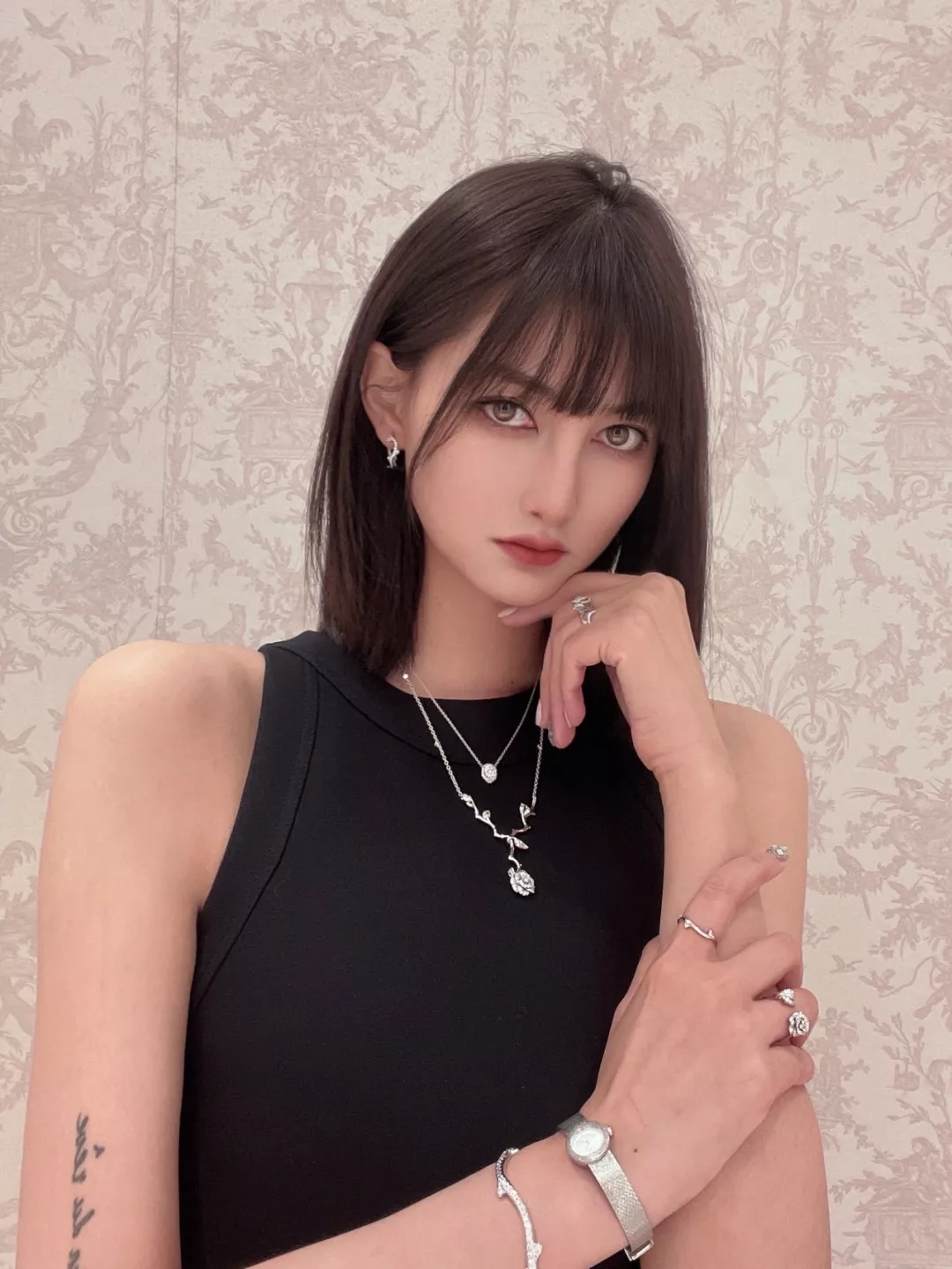 디올 로즈 바가텔 로즈 모티프 실버 목걸이 상세 이미지 20