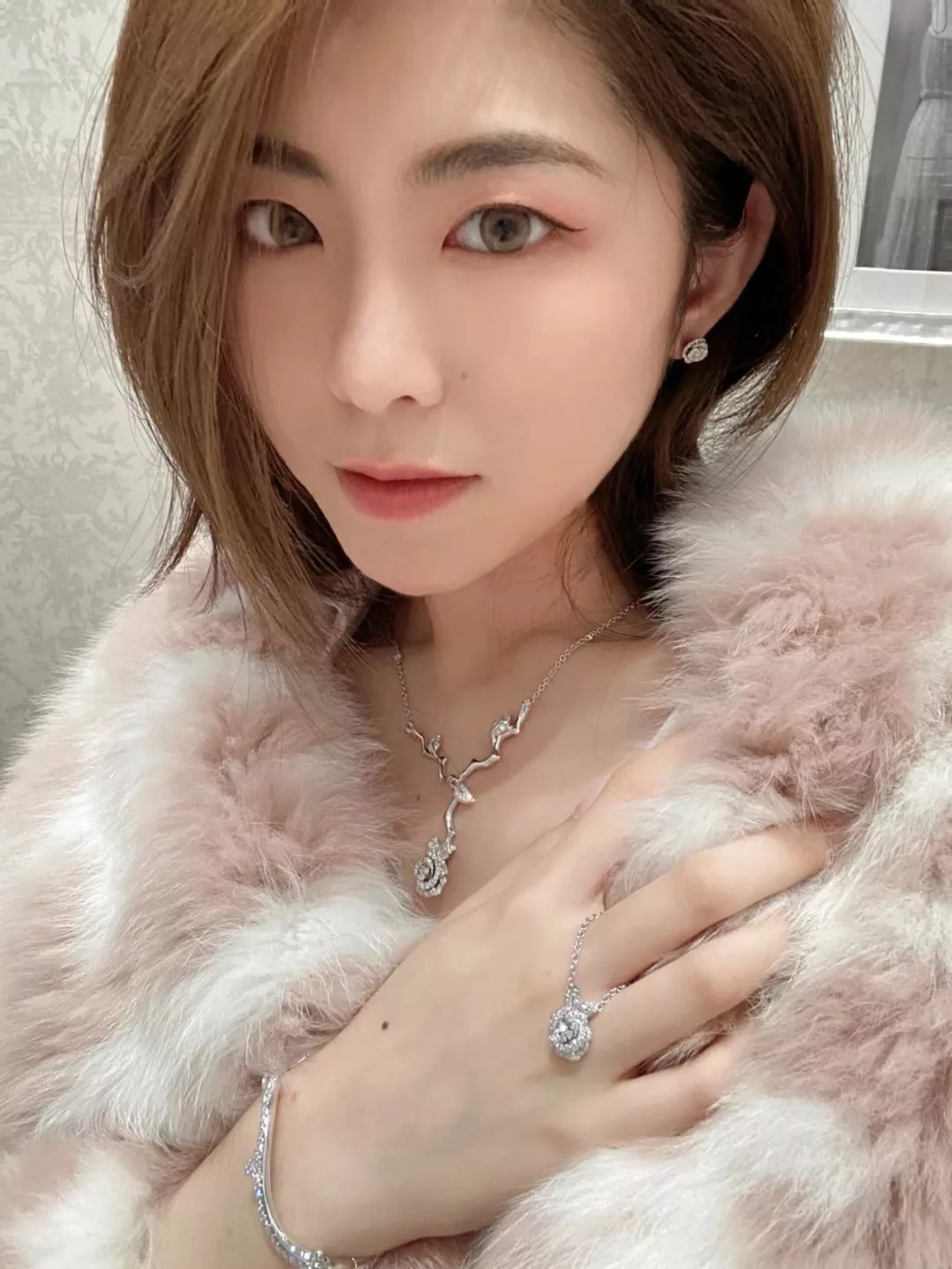 디올 로즈 바가텔 로즈 모티프 실버 목걸이 상세 이미지 13