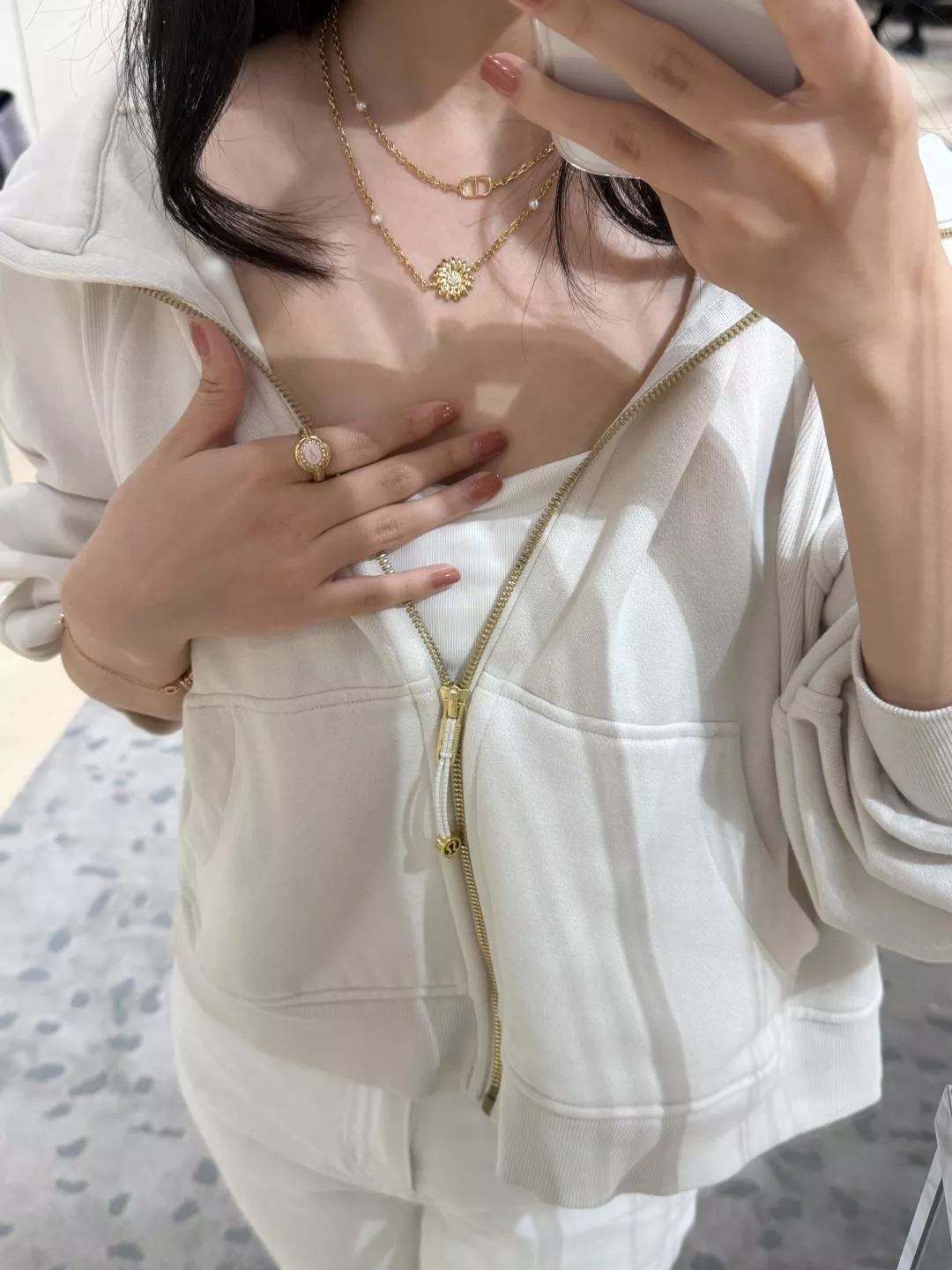 디올 CD 데이지 더블 레이어 목걸이 상세 이미지 10