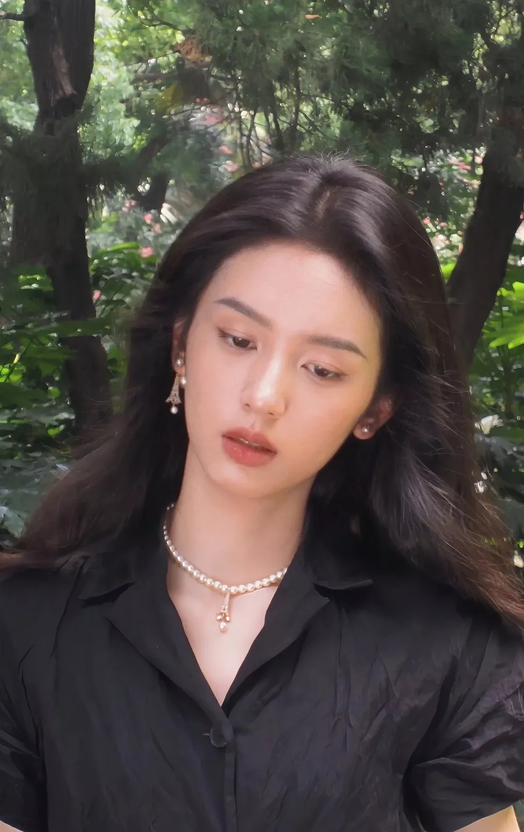 디올 에펠탑 펜던트 스와로브스키 진주 목걸이 상세 이미지 11