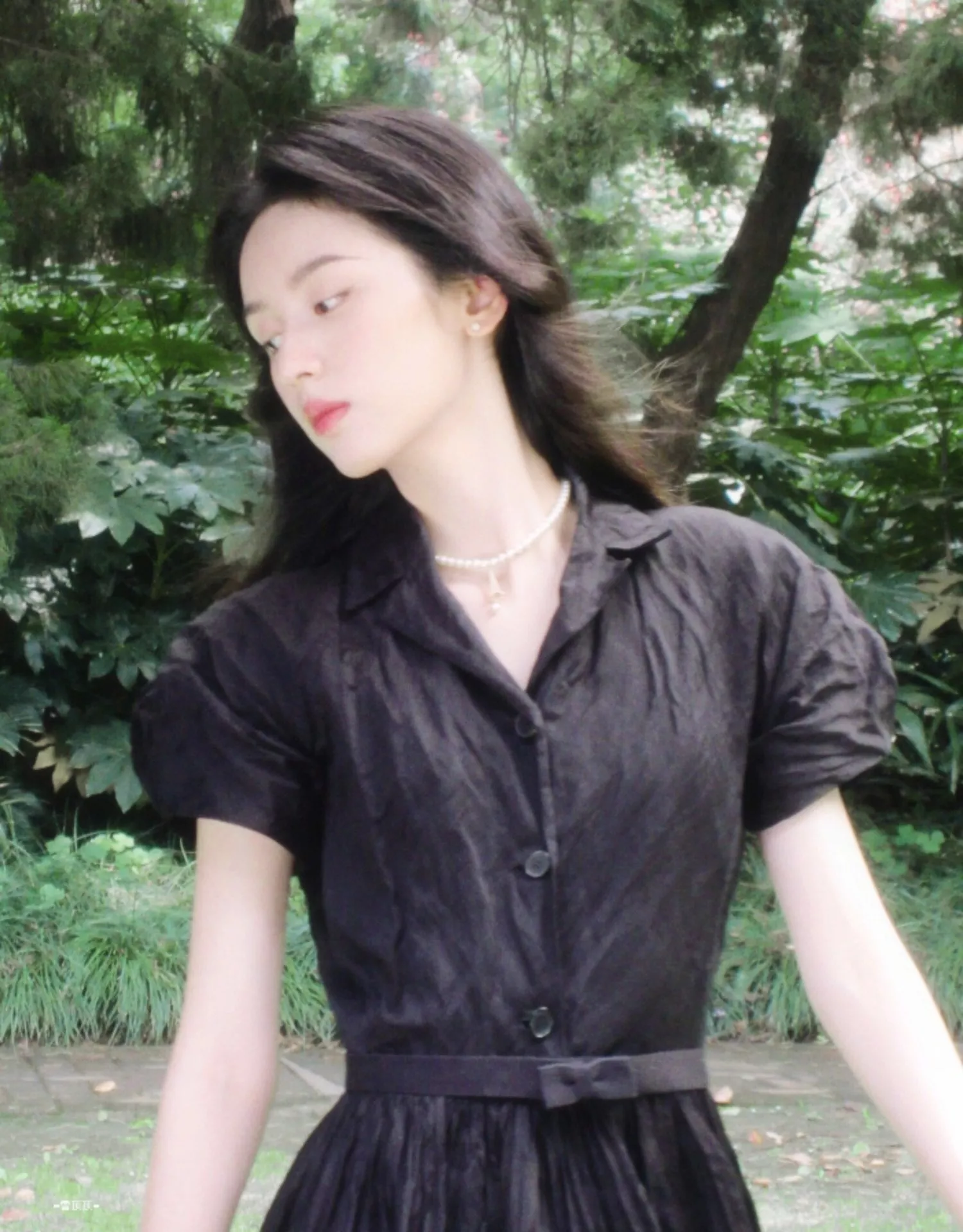 디올 에펠탑 펜던트 스와로브스키 진주 목걸이 상세 이미지 24
