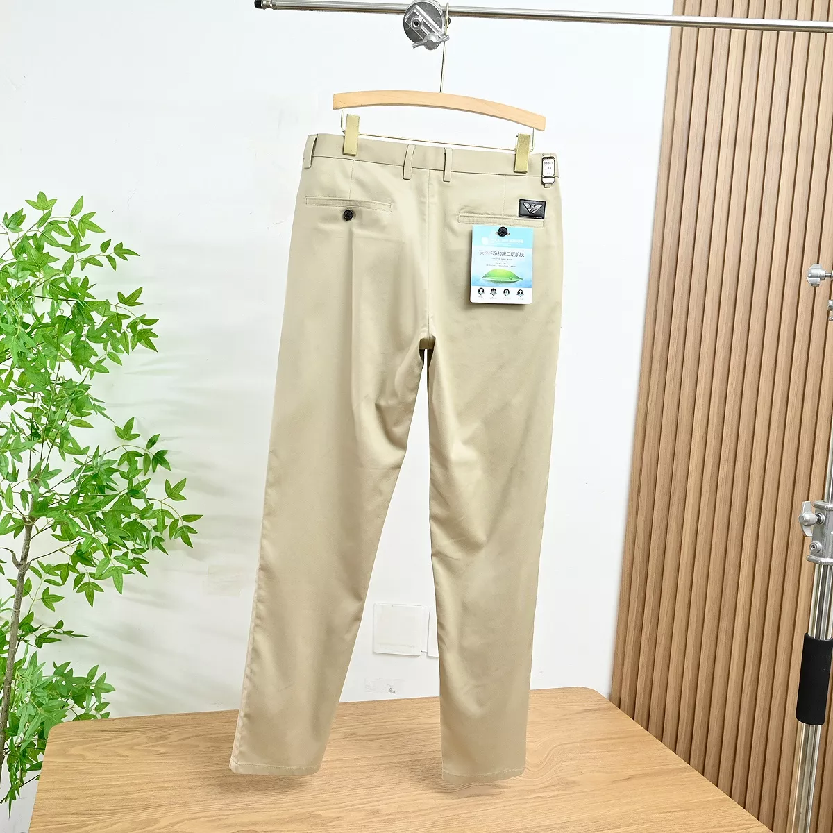 아르마니 텐셀 라이오셀 스트레치 비즈니스 슬랙스 팬츠 상세 이미지 9