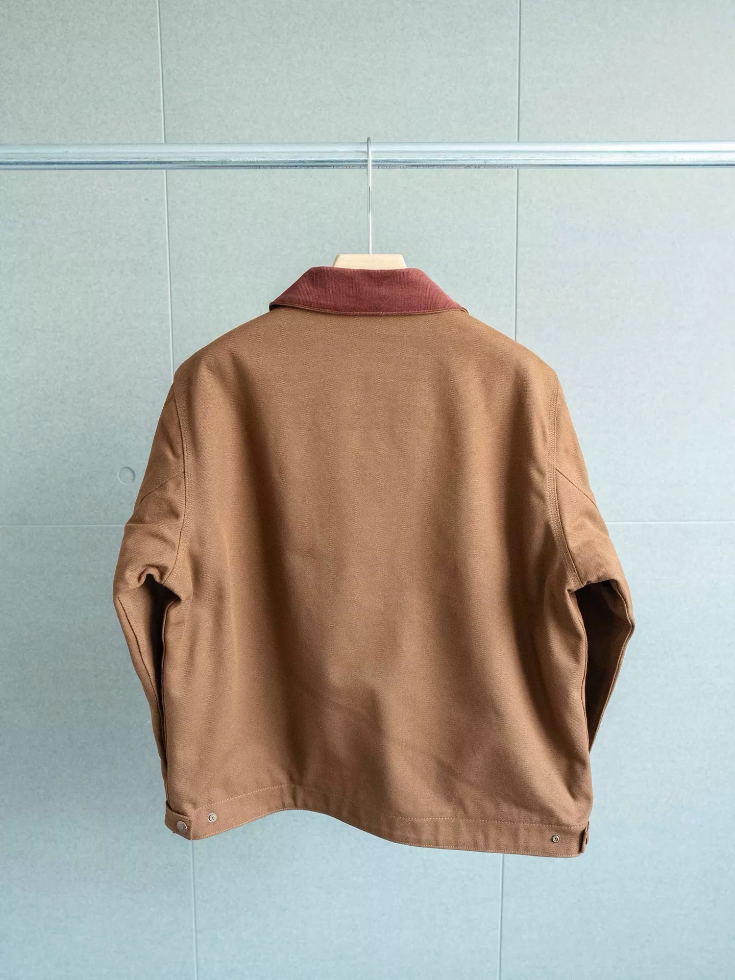 칼하트 135주년 기념 코듀로이 카라 캔버스 워크 재킷 상세 이미지 9