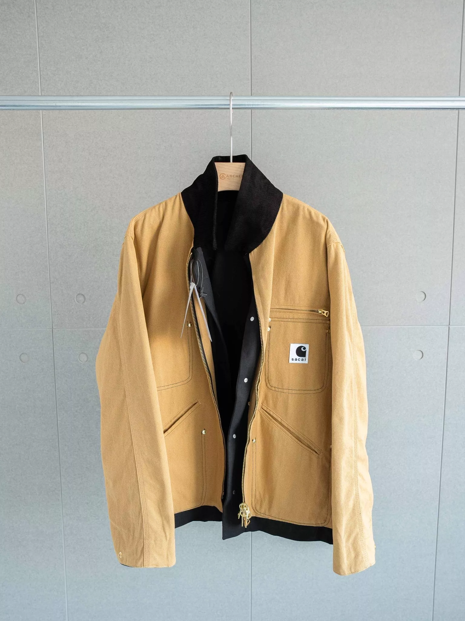 사카이 리버서블 더블 레이어 디트로이트 해체 재킷 상세 이미지 2