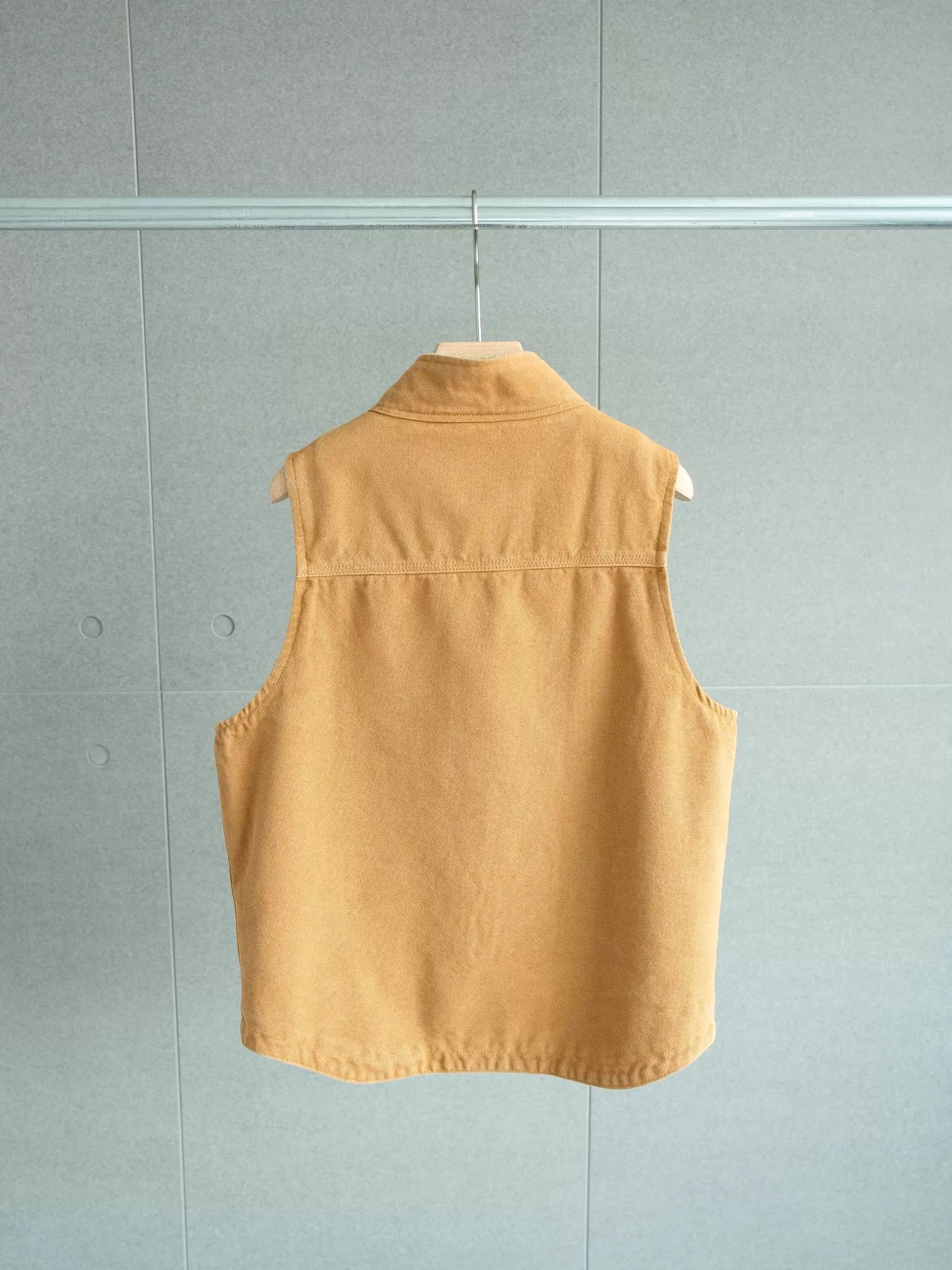 칼하트 양털 안감 워싱 캔버스 스탠드칼라 조끼 상세 이미지 9