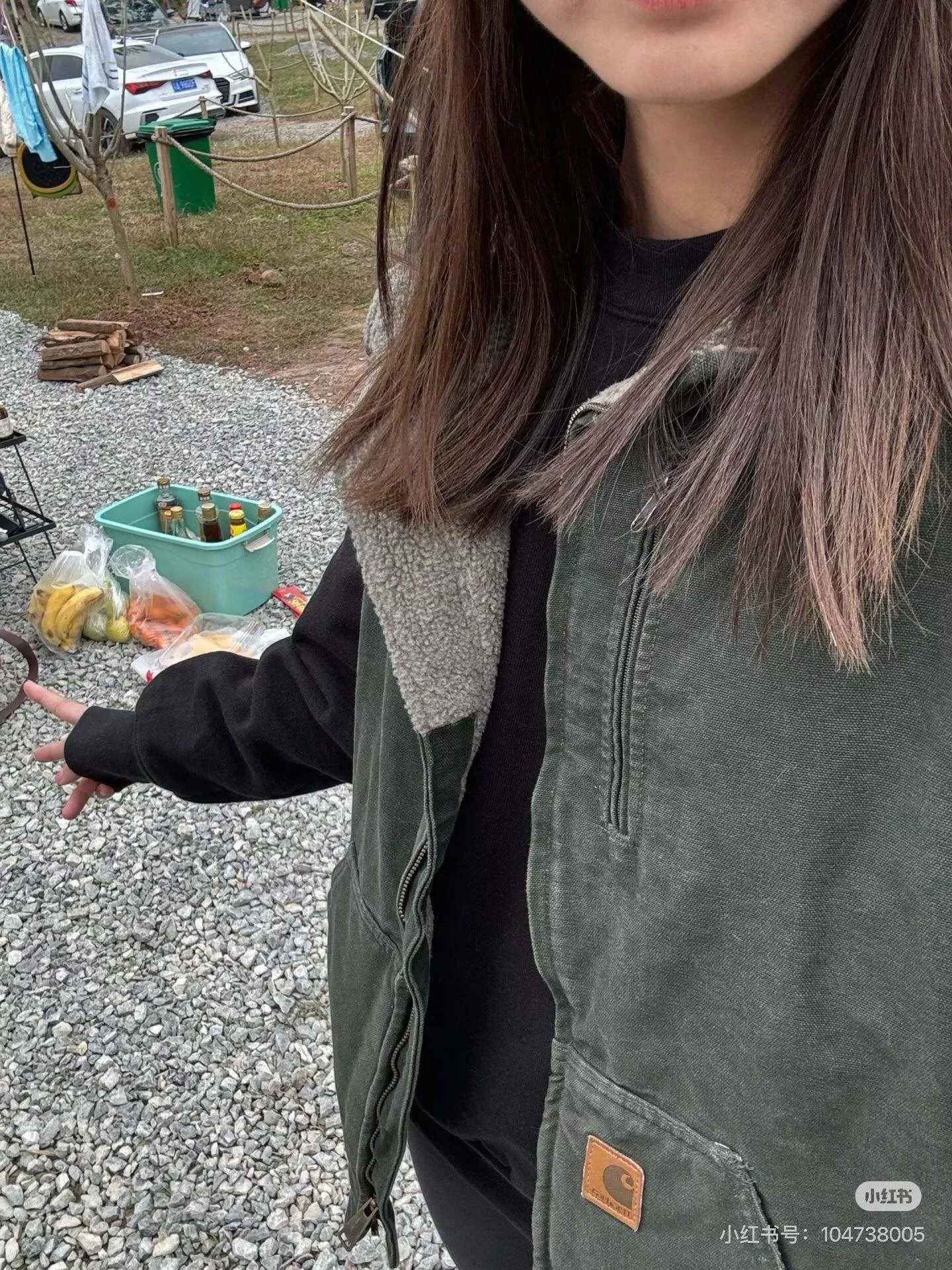 칼하트 양털 안감 워싱 캔버스 스탠드칼라 조끼 상세 이미지 60