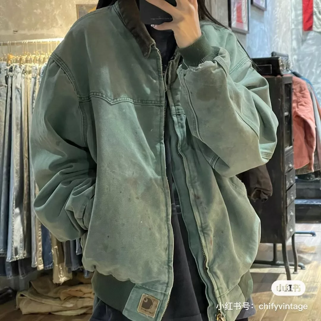 칼하트 빈티지 워싱 캔버스 자수 재킷 상세 이미지 34