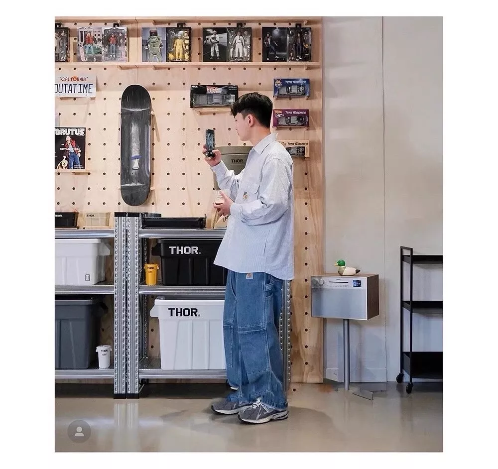 칼하트 더블니 구조 워시드 데님 팬츠 상세 이미지 34