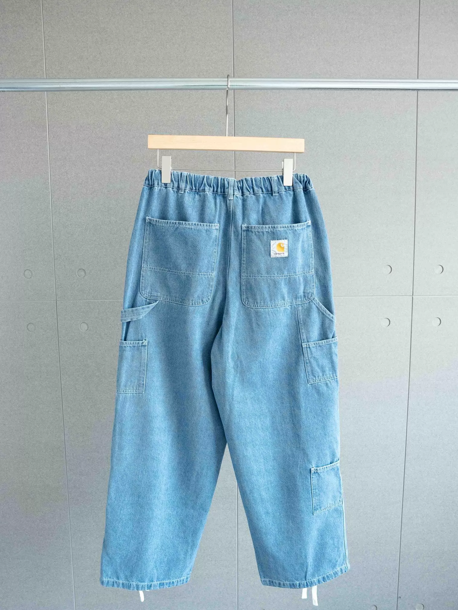 칼하트 더블니 구조 워시드 데님 팬츠 상세 이미지 2