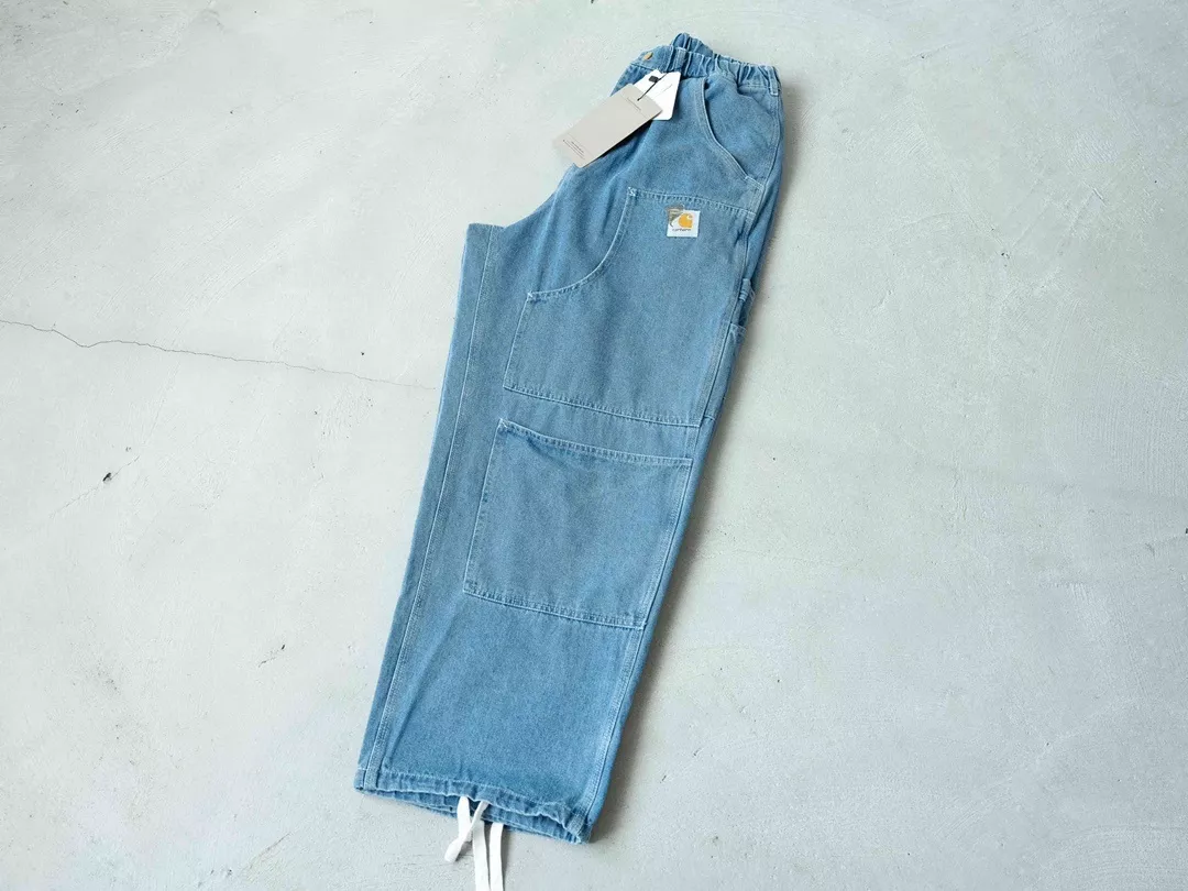 칼하트 더블니 구조 워시드 데님 팬츠 상세 이미지 11