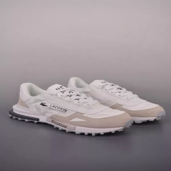 라코스테 클래식 저지 패널 로우탑 스니커즈