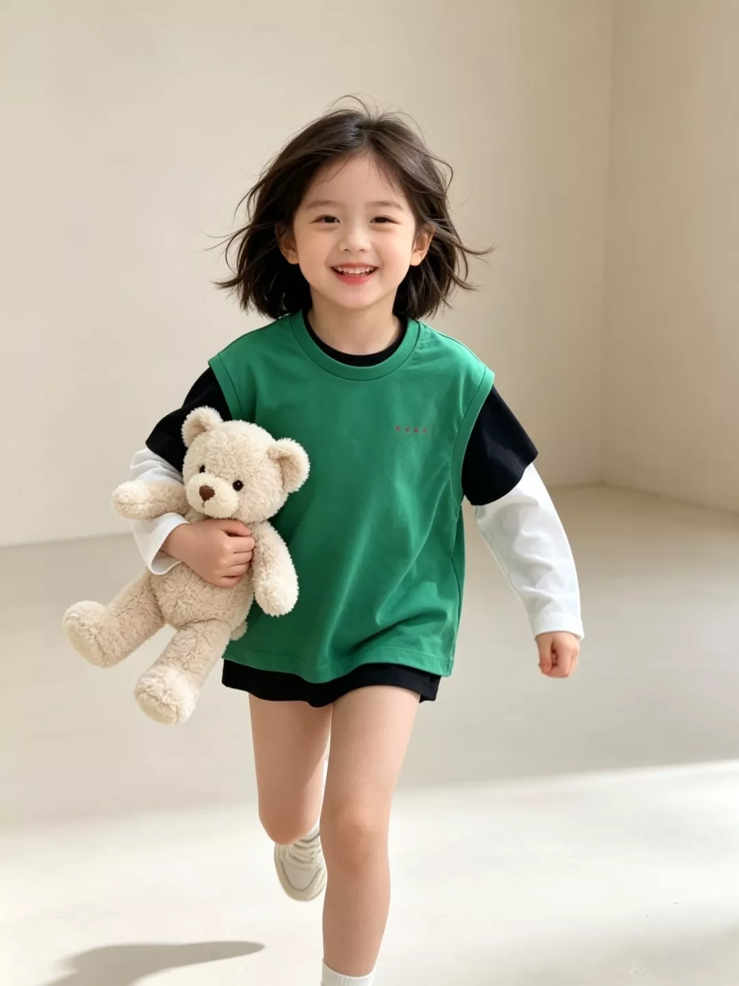 마르니 레이어드 배색 코튼 긴소매 티셔츠 상세 이미지 23