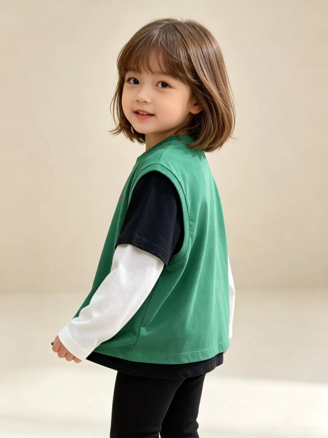 마르니 레이어드 배색 코튼 긴소매 티셔츠 상세 이미지 22