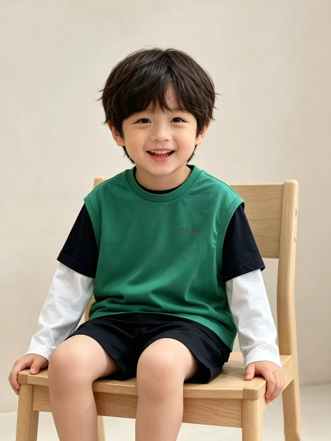 마르니 레이어드 배색 코튼 긴소매 티셔츠 상세 이미지 19