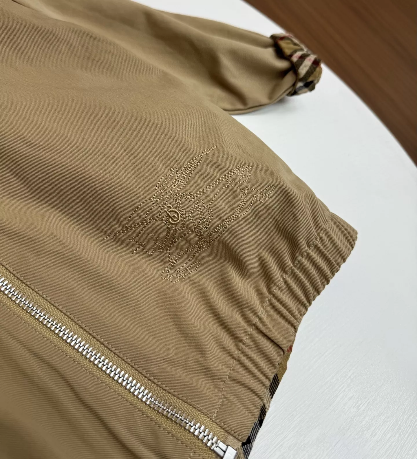 버버리 후드 양면 집업 재킷 팬츠 유아동 세트 상세 이미지 8