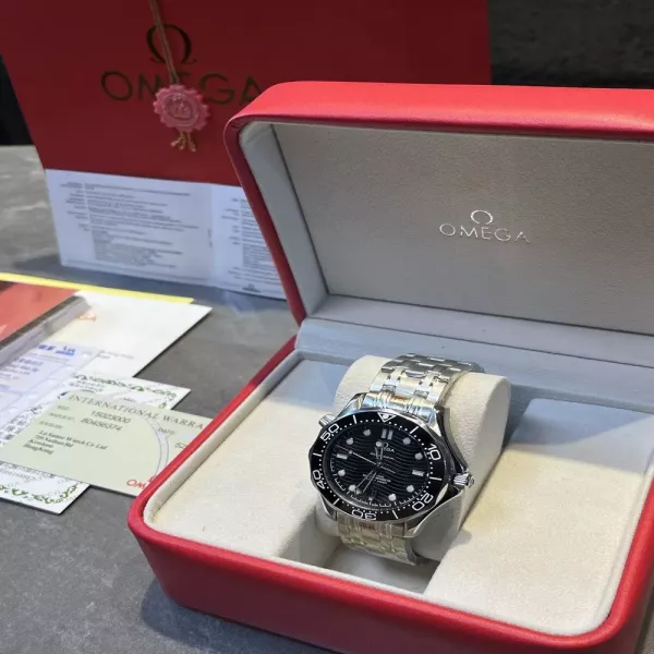 오메가 씨마스터 36mm 스테인리스 자동 기계식 시계