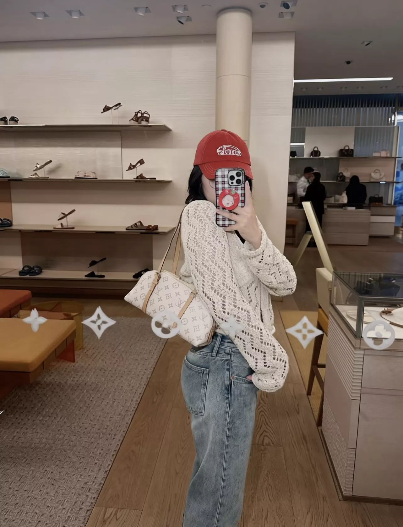 루이비통 스콰이어 가로형 레진 가죽 라이더 숄더백 상세 이미지 42