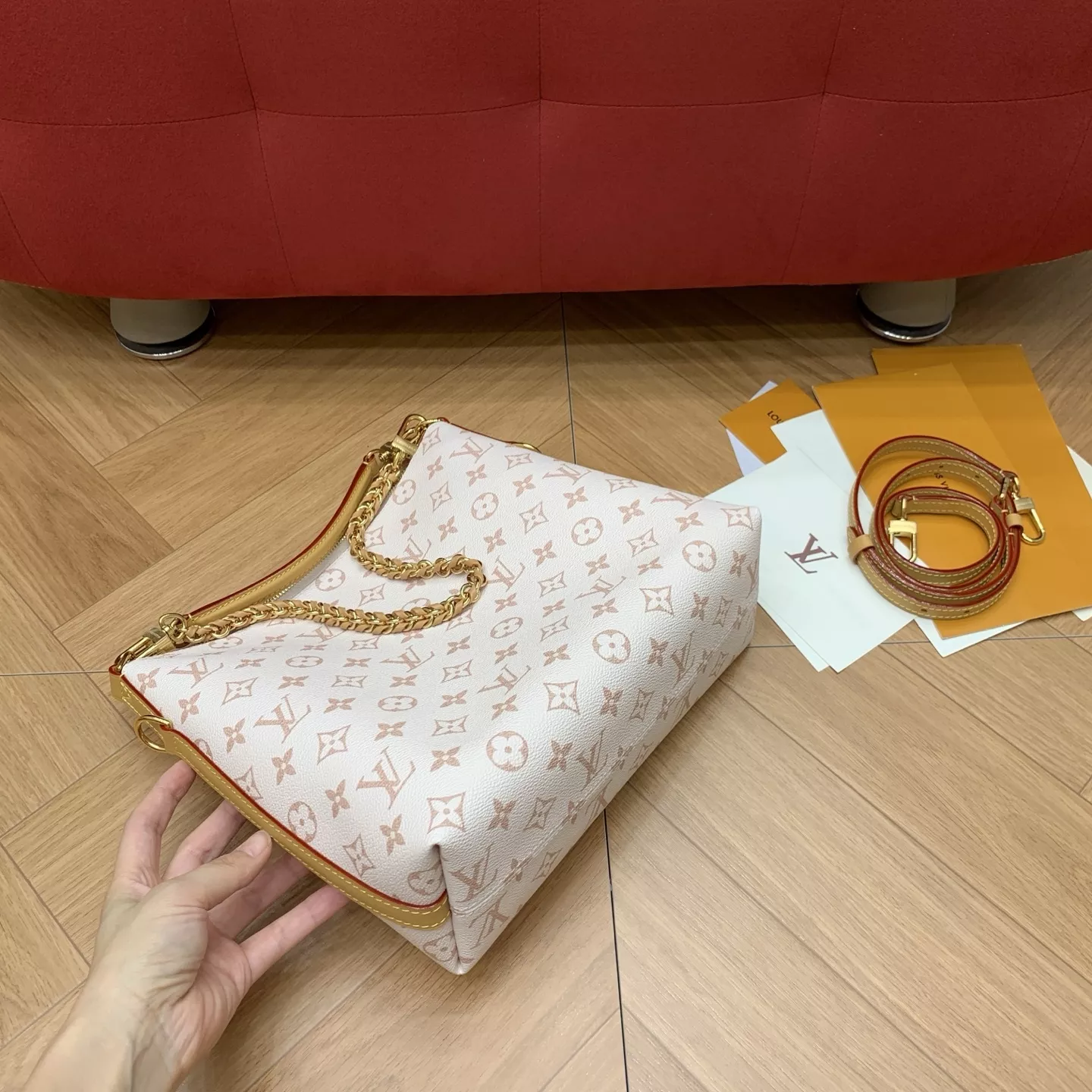 루이비통 멀티패스 사구 컬러 체인 숄더백 상세 이미지 11
