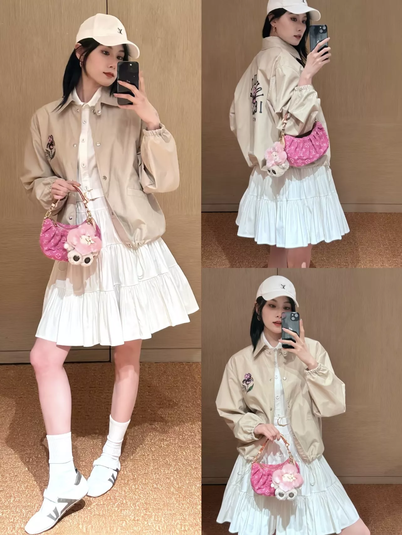 루이비통 워시드 핑크 데님 밸리 미니 숄더백 상세 이미지 32