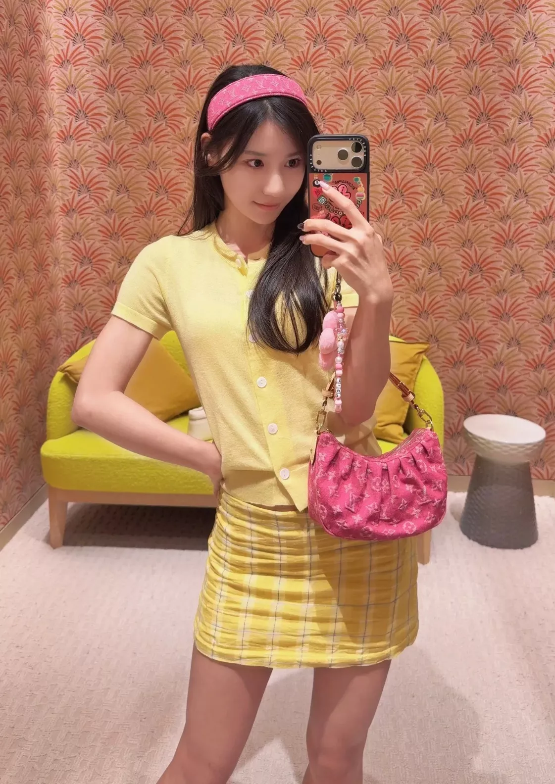 루이비통 워시드 핑크 데님 밸리 미니 숄더백 상세 이미지 43