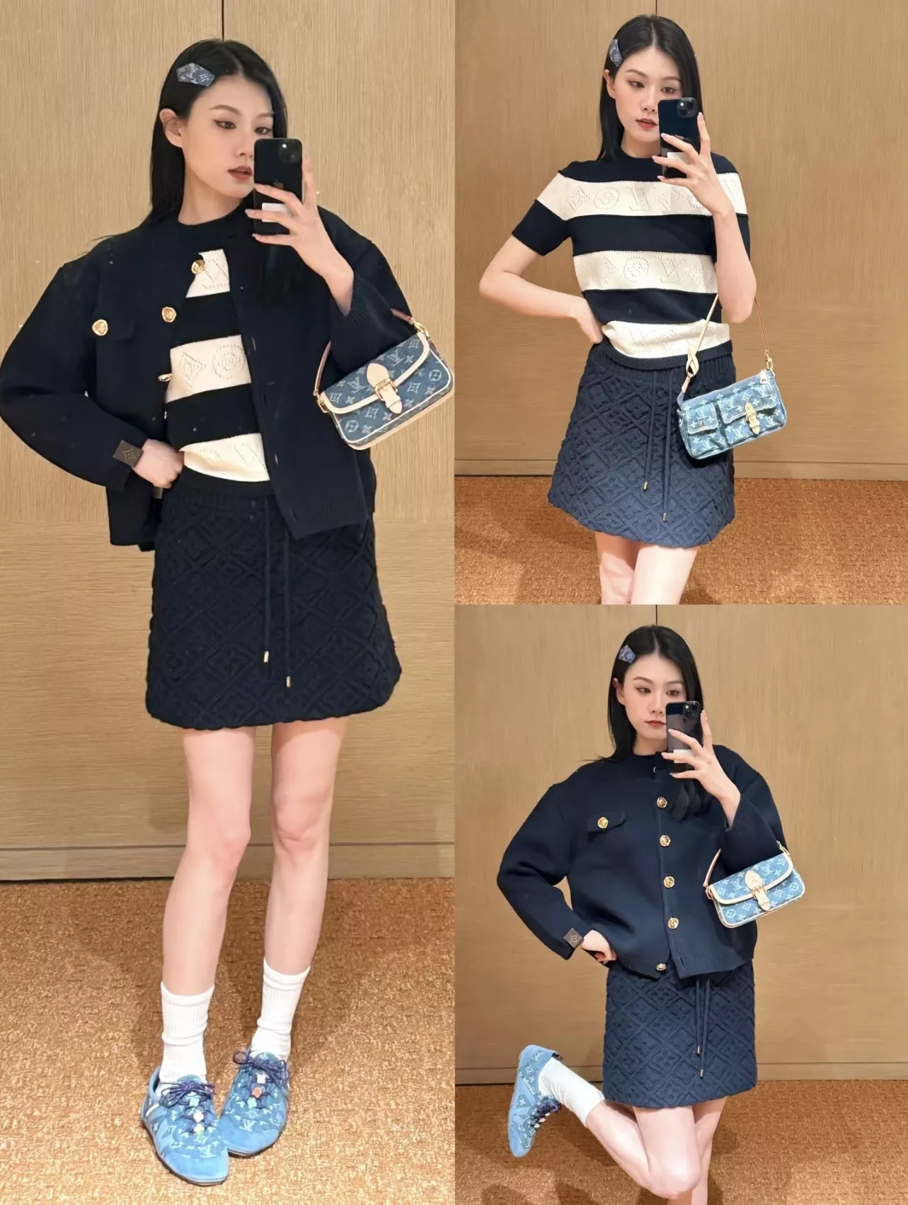 루이비통 워시드 블루 데님 플랩 포켓 미니 숄더백 상세 이미지 30