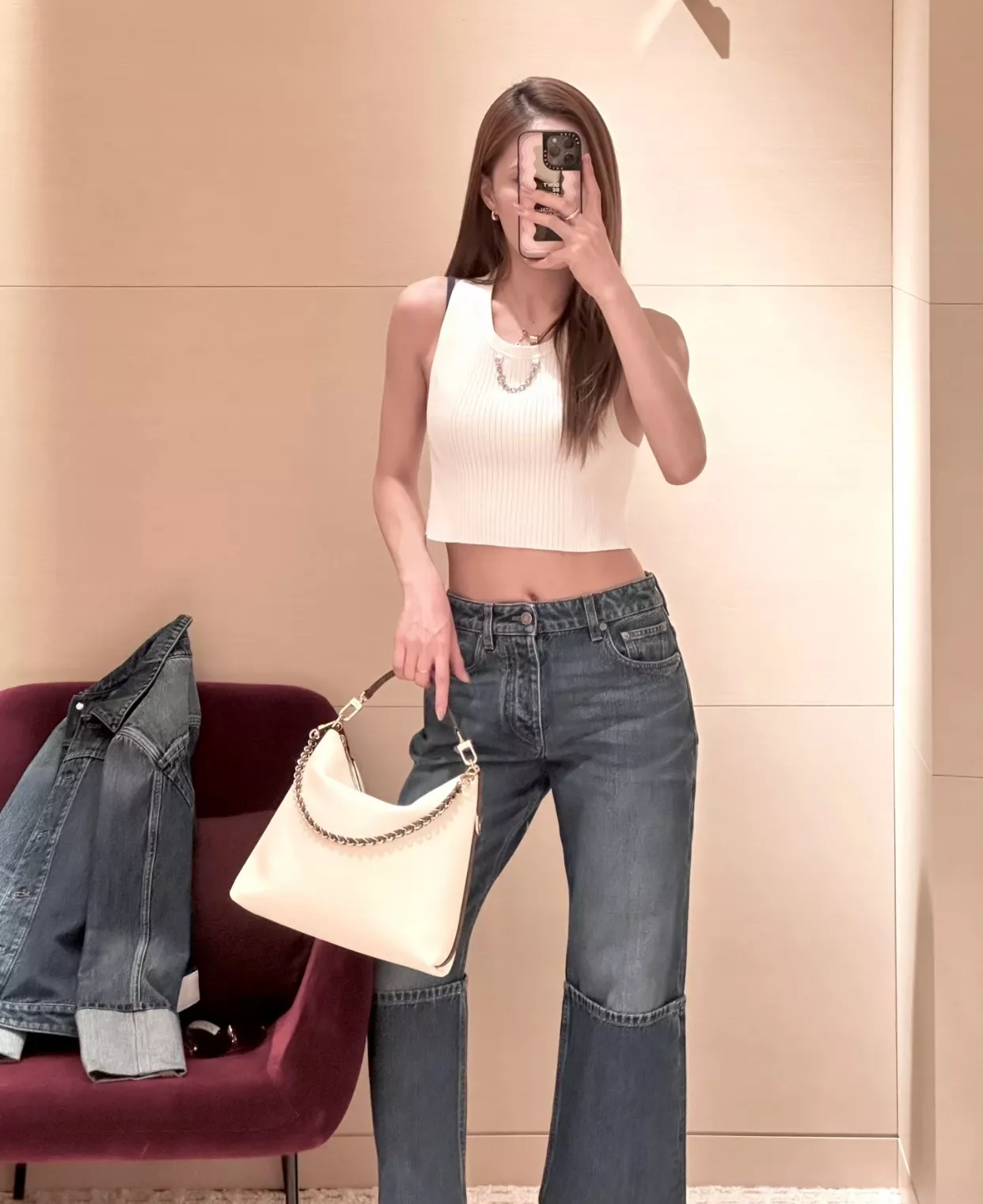 루이비통 멀티패스 화이트 카우하이드 호보백 상세 이미지 39