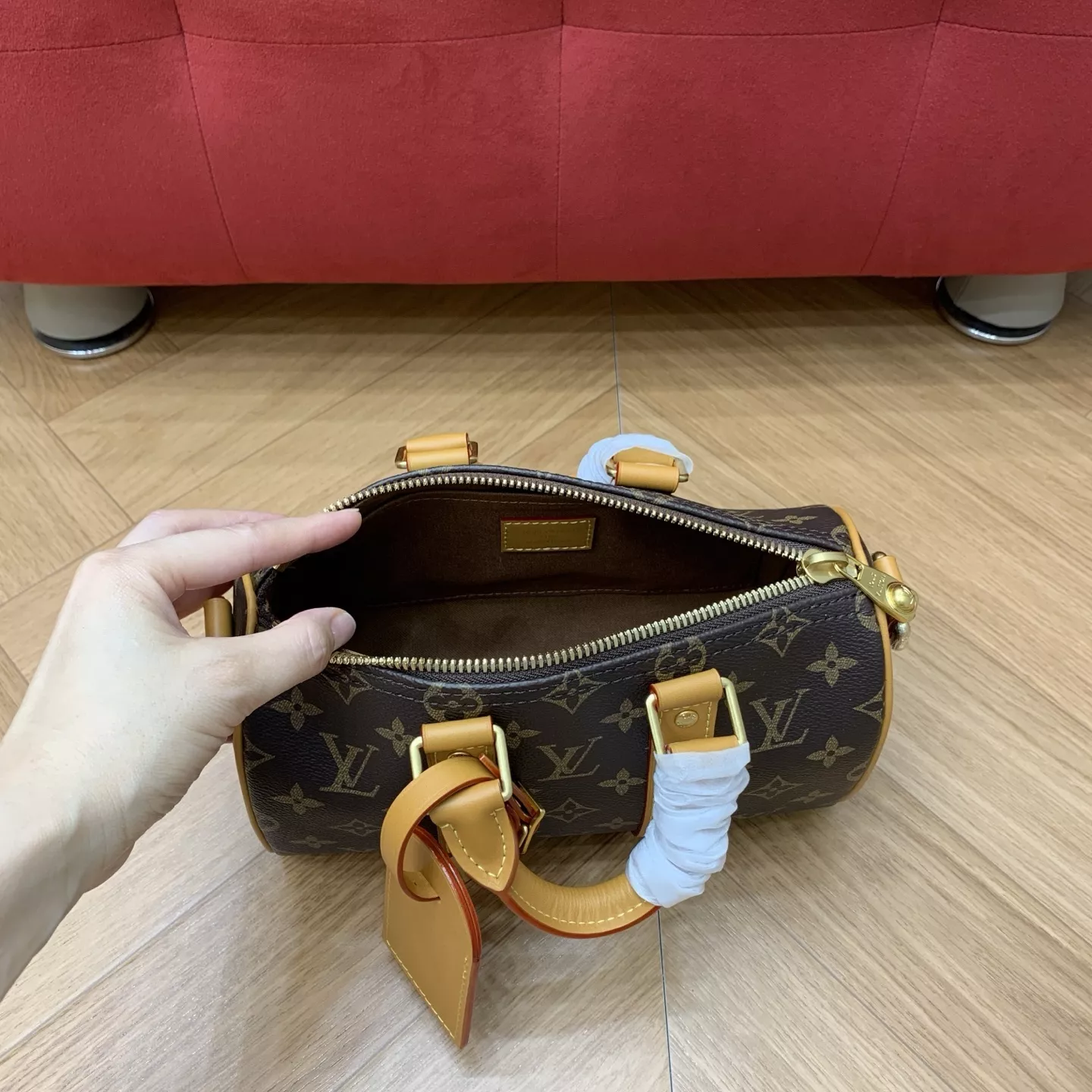 루이비통 모노그램 캔버스 키폴 25 보스턴백 상세 이미지 27
