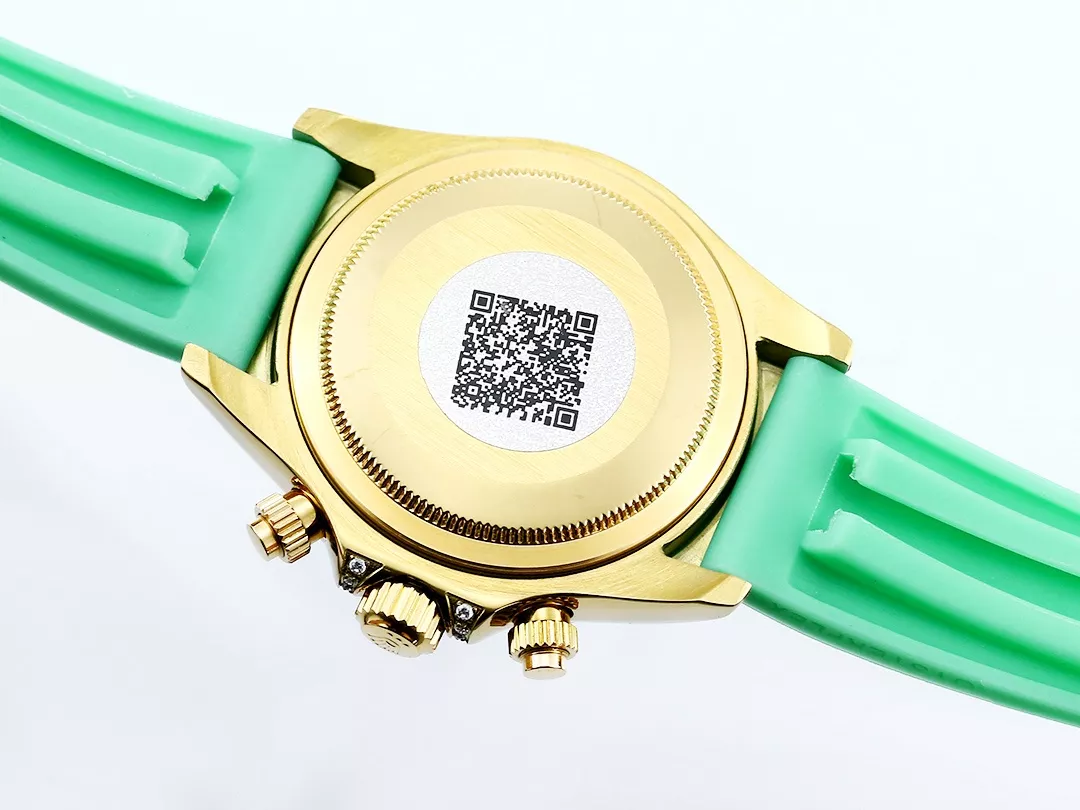 롤렉스 사쿠라 핑크 다이얼 43mm 캔버스 스트랩 쿼츠 크로노그래프 시계 상세 이미지 9