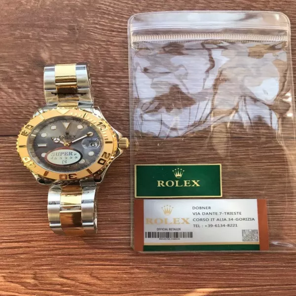롤렉스 요트마스터 40mm 블랙 다이얼 오토매틱 손목시계